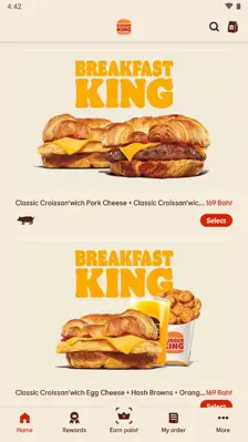 Burger King Thailand android App screenshot 9