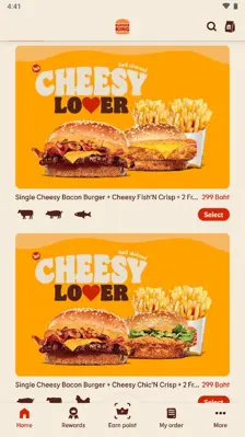 Burger King Thailand android App screenshot 3