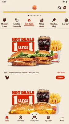 Burger King Thailand android App screenshot 4